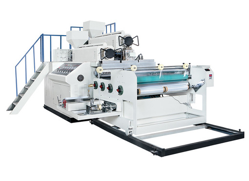 Double layers stretch film casting machine